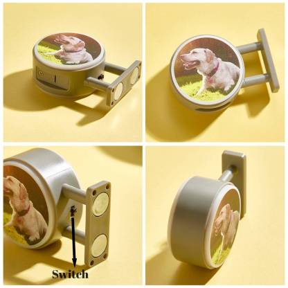 Personalized Refrigerator Magnet with Light Photo Fridge Magnet Gift for Family or Friends-Blongser