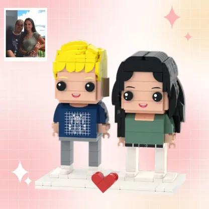 Customizable Fully Body 2 People Custom Brick Figures Beautiful Scenery Brick Me Figures-Blongser