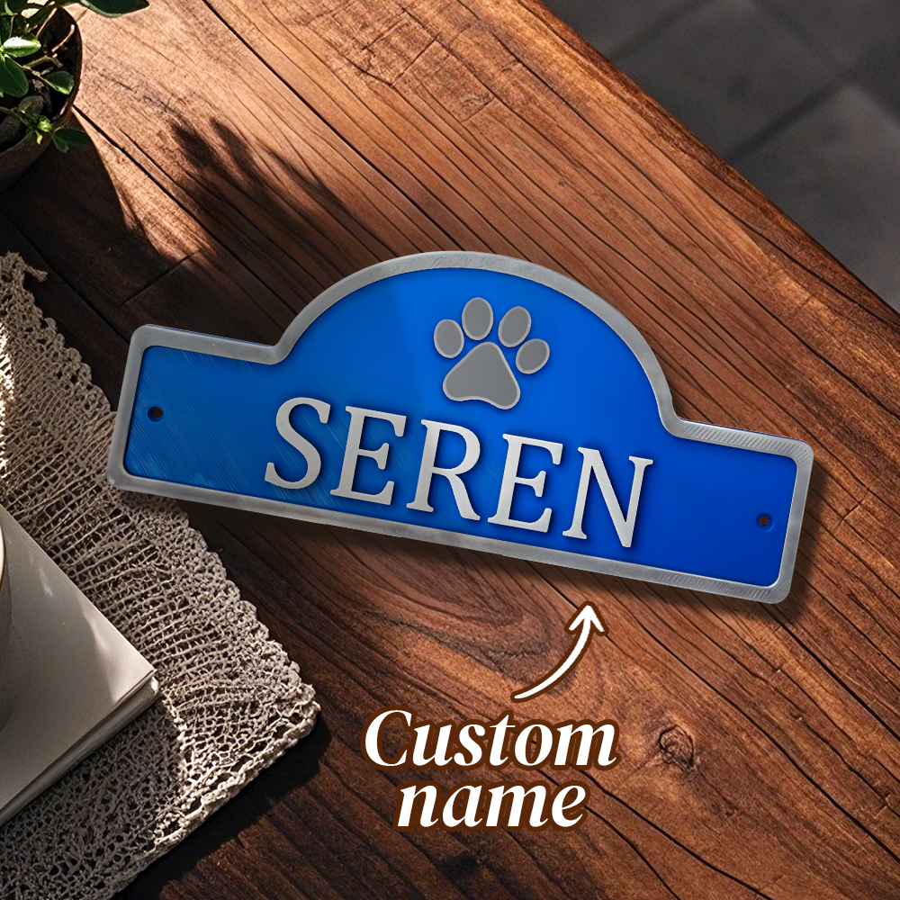 Personalized 3D PLA Dog Cat Door Sign-Blongser