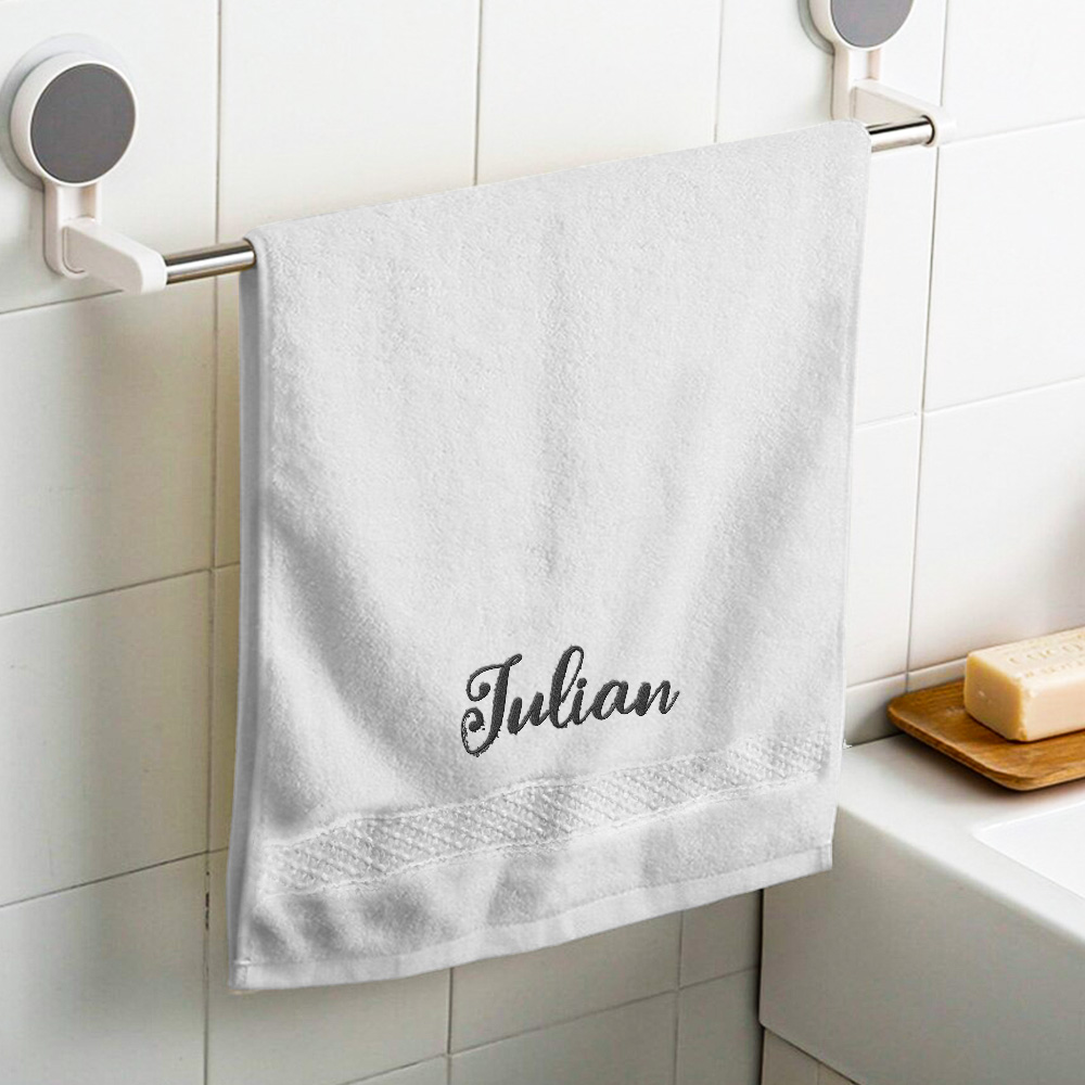 Custom Embroidered Towels Personalized Name Towel-Blongser