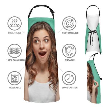 Custom Photo Aprons Personalized Kitchen Cooking Apron-Blongser