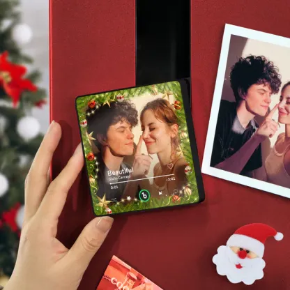 FridgeBeats Framed Custom Music & Photo Fridge Magnet FridgeBeats 4.0 Pro Supports Bluetooth Connectivity-Blongser