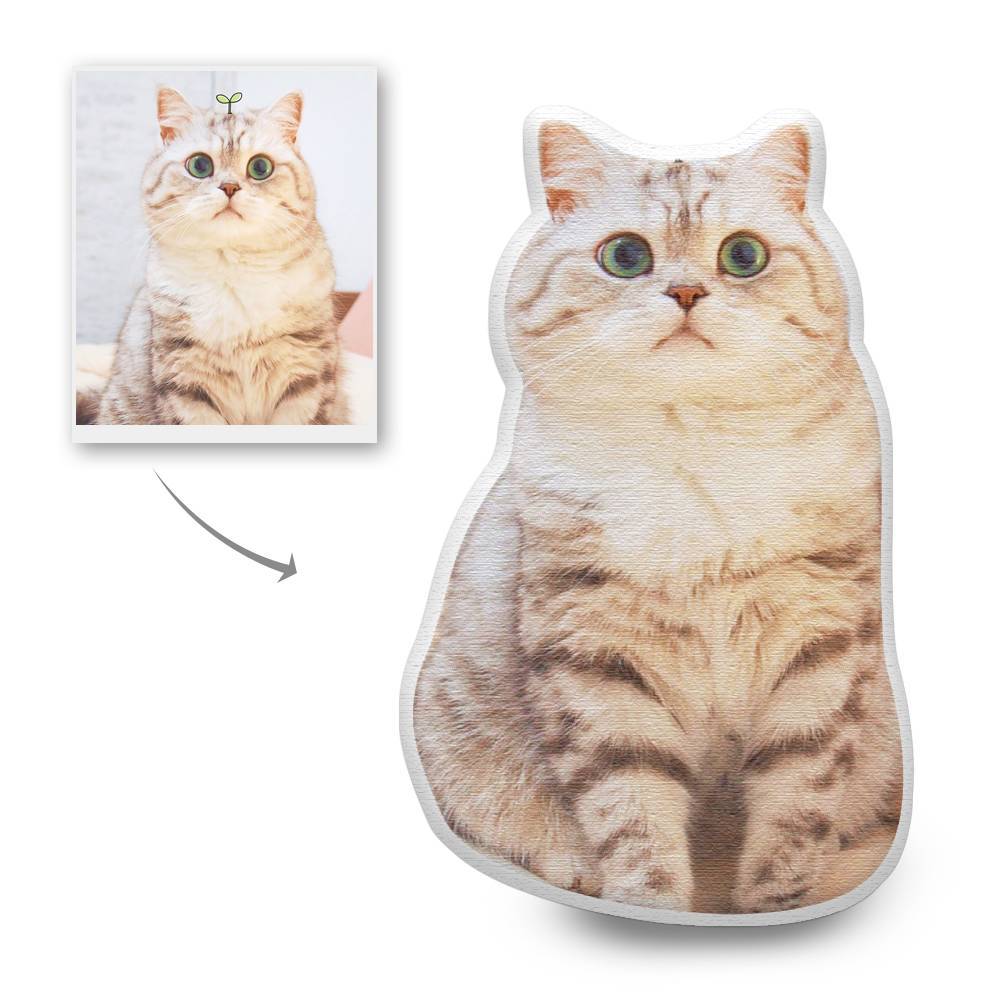 Customized Face Pillow Personalized Cat Pet Pillow with Picture-Blongser