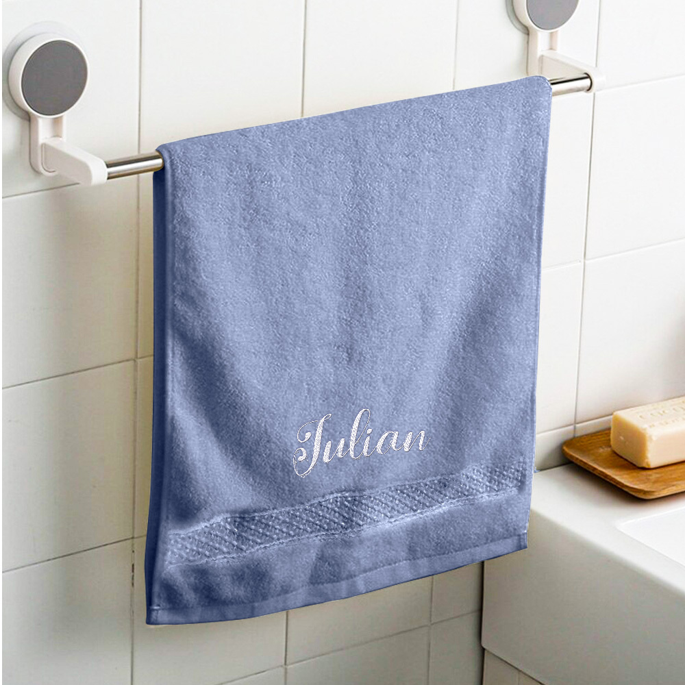 Custom Embroidered Towels Personalized Name Towel-Blongser
