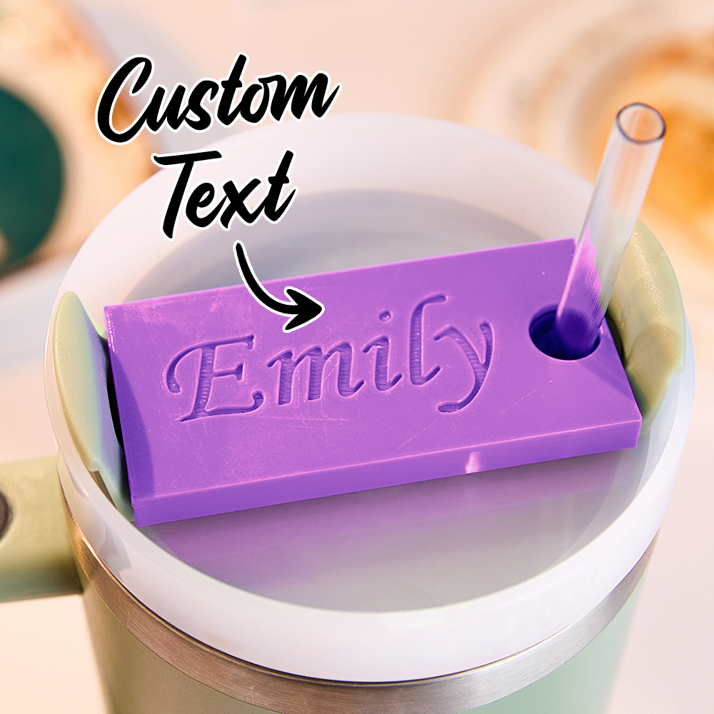 Custom 3D Printing Tumbler Name Plate Tag for 40oz Stanley Tumbler Gift for Her-Blongser
