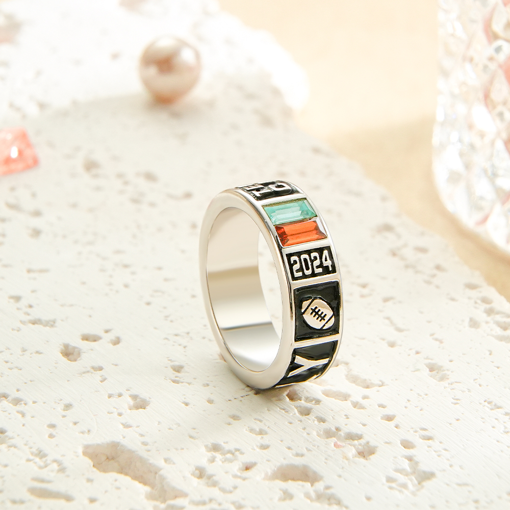 Personalized Name Custom School Name Ring – A Unique Graduation Gift-Blongser