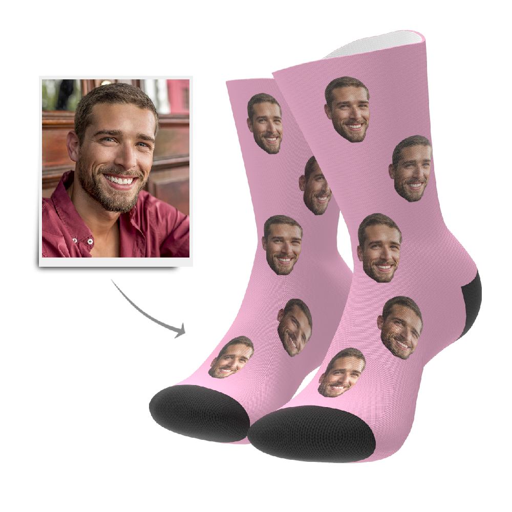 Custom Face Socks Personalized Photo Sock-Blongser