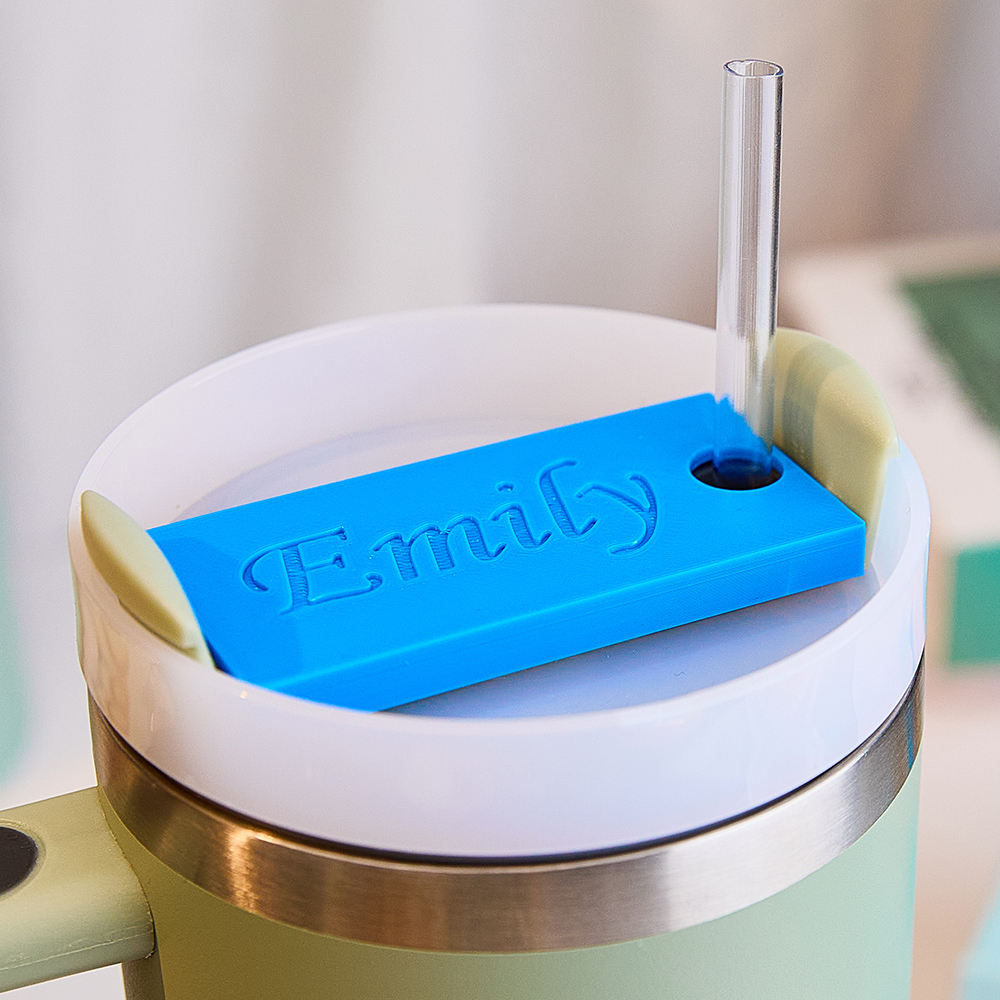 Custom 3D Printing Tumbler Name Plate Tag for 40oz Stanley Tumbler Gift for Her-Blongser