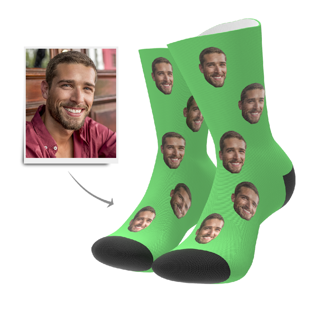 Custom Face Socks Personalized Photo Sock-Blongser