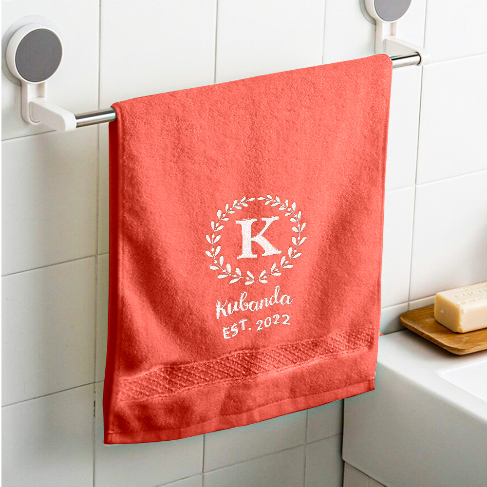 Custom Monogrammed Hand Towel Personalized Embroidered Towels-Blongser
