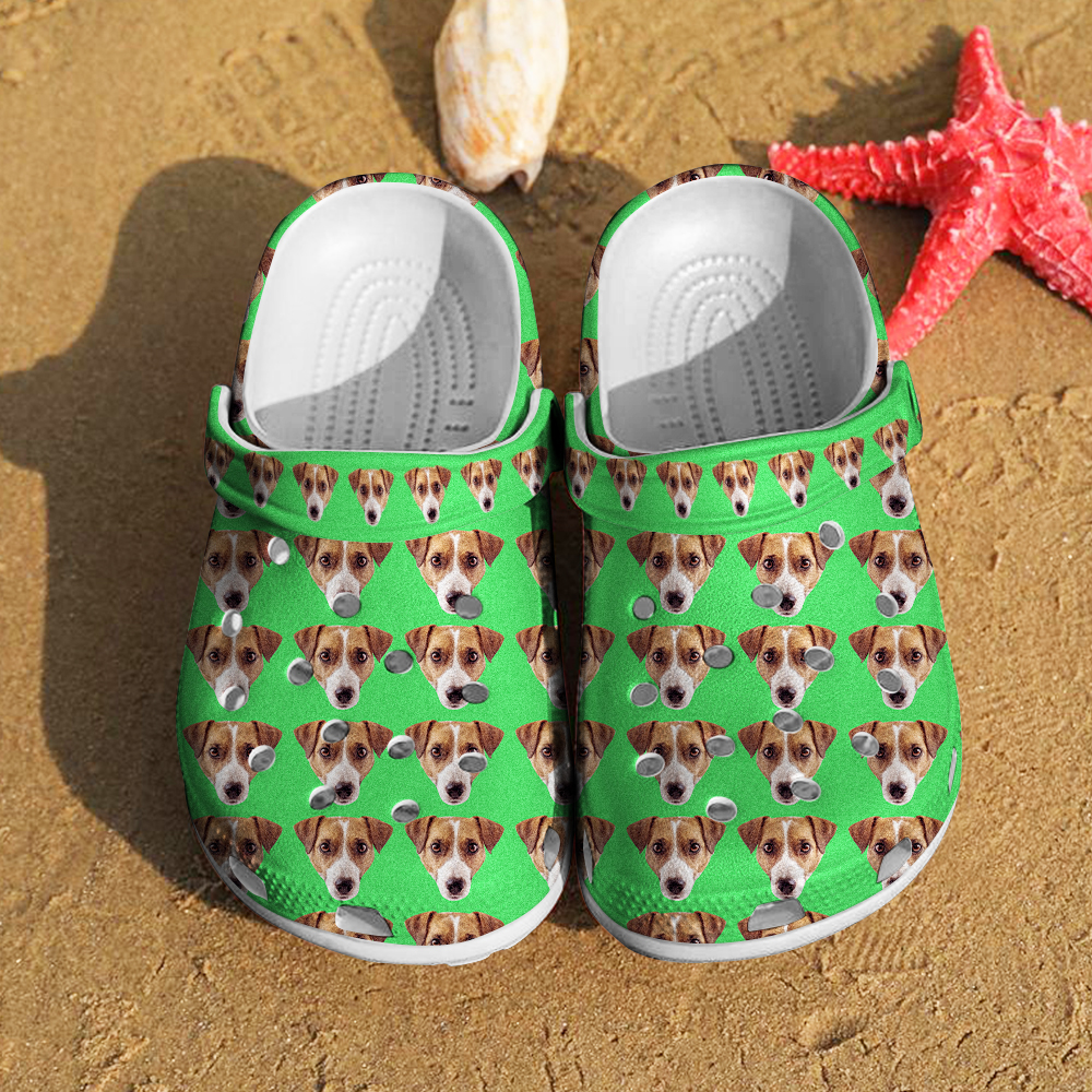 Personalized Funny Clog with Pet Face Clogs Slipper Birthday Gift for Pet Lover-Blongser