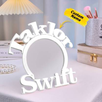 Personalized 3D Printed Mirror with Text Makeup Mirror Birthday Gift for Her-Blongser