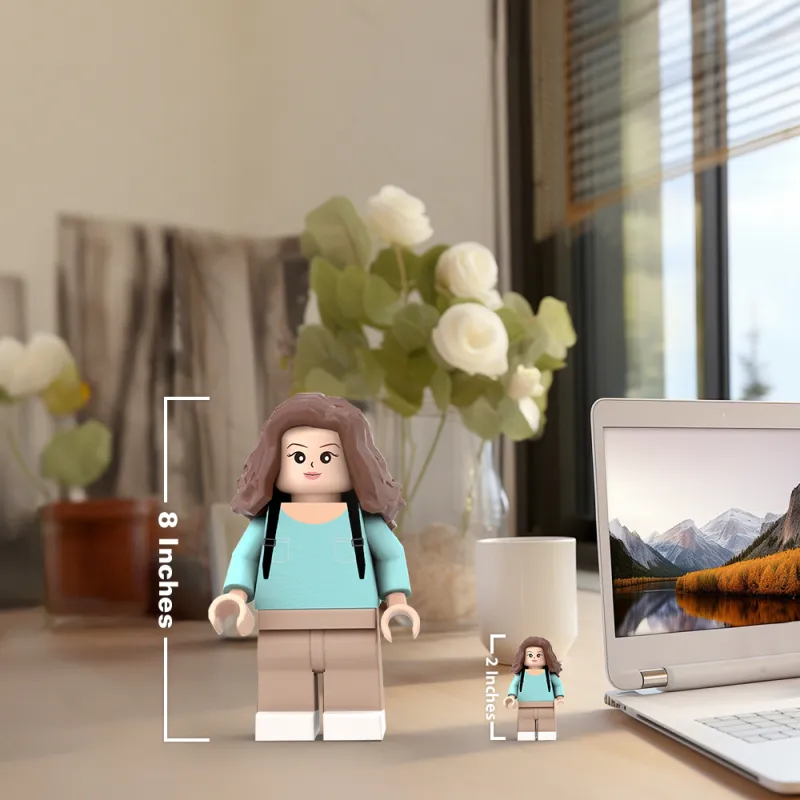 3D Print Custom Giant Minifigs Personalized Photo Giant Minifigs Turn Your Photo into Minifigs Gifts for Her-Blongser