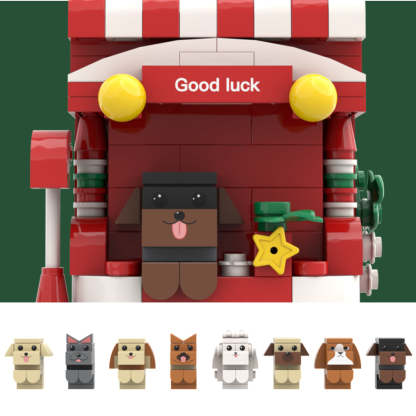 Christmas Gifts Custom Brick Figures Pen Holder Personalized Brick Figures and Pen Holder Pet Pen Holder-Blongser