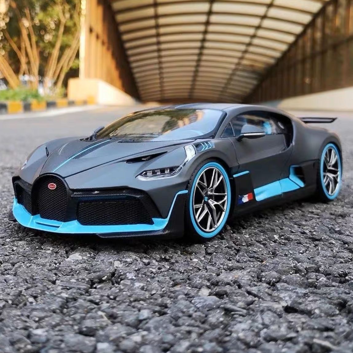 TANKCANVAS-Die-casting car model 1:24 for Bugatti Veyron Simulation Alloy Static Model