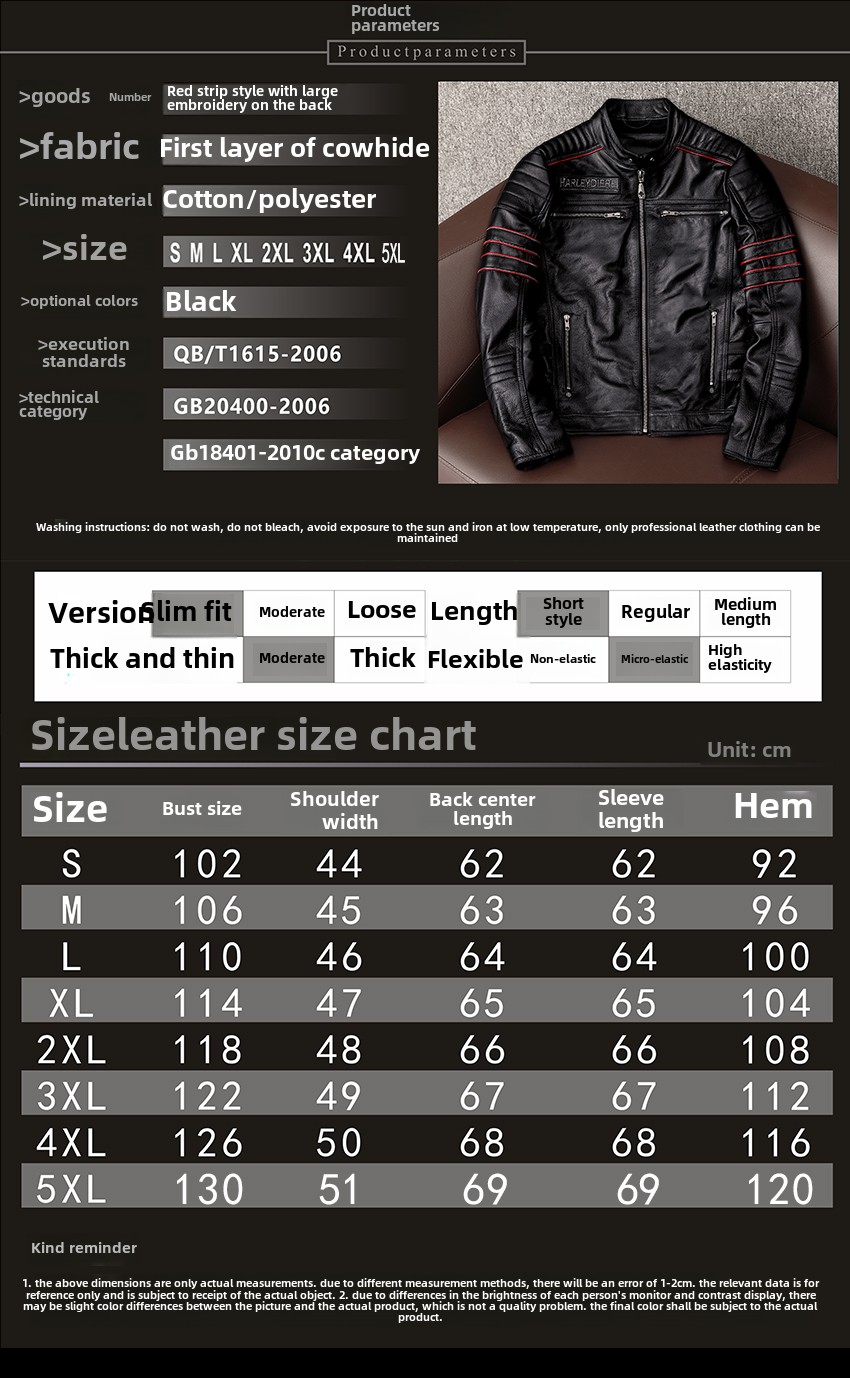 Tankcanvas New Motorcycle Jacket Men Cowhide Motocross Jacket Leather Winter Windproof Racing Suit Wear-resistant Moto Clothing For Harley-Tankcanvas