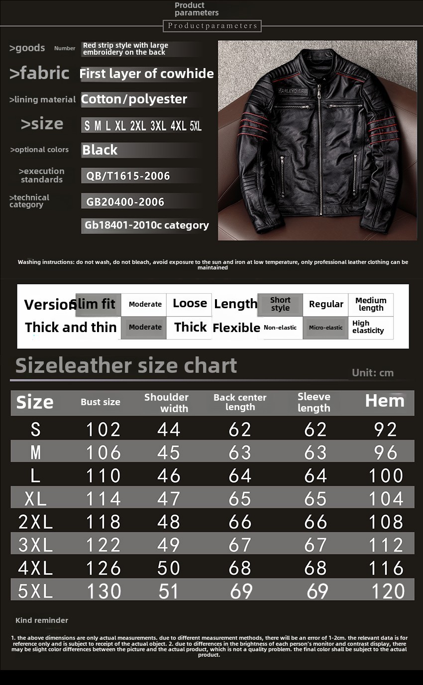 Tankcanvas New Motorcycle Jacket Men Cowhide Motocross Jacket Leather Winter Windproof Racing Suit Wear-resistant Moto Clothing For Harley-Tankcanvas