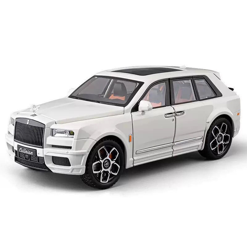TANKCANVAS-Diecast Model Car For 1:24 Rolls-Royce Cullinan Simulation Alloy Static Model
