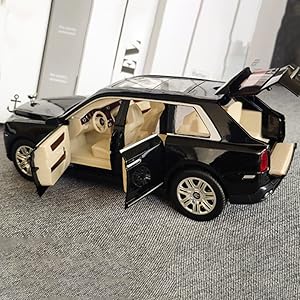 TANKCANVAS-Diecast Model Car For 1:24 Rolls-Royce Cullinan Simulation Alloy Static Model