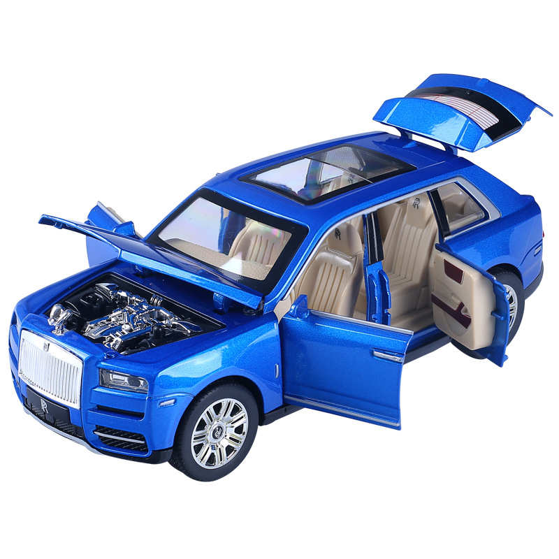 TANKCANVAS-Diecast Model Car For 1:24 Rolls-Royce Cullinan Simulation Alloy Static Model