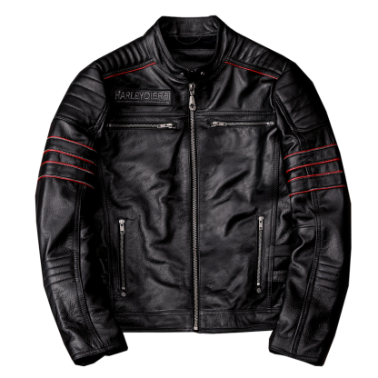 Tankcanvas New Motorcycle Jacket Men Cowhide Motocross Jacket Leather Winter Windproof Racing Suit Wear-resistant Moto Clothing For Harley-Tankcanvas