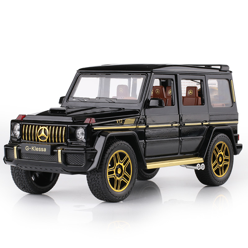 TANKCANVAS-Diecast Model Car For 1:24 Mercedes-Benz Big G Simulation Alloy Static Model