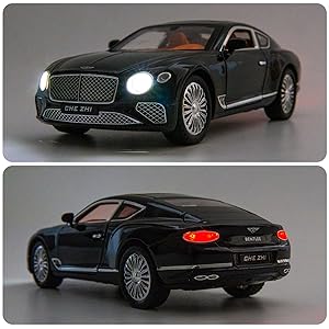 TANKCANVAS-Die-casting model car 1:24 Bentley Continental GT simulation alloy static model
