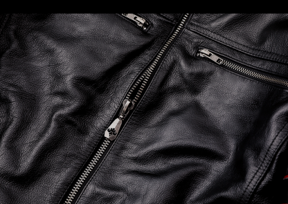 Tankcanvas New Motorcycle Jacket Men Cowhide Motocross Jacket Leather Winter Windproof Racing Suit Wear-resistant Moto Clothing For Harley-Tankcanvas