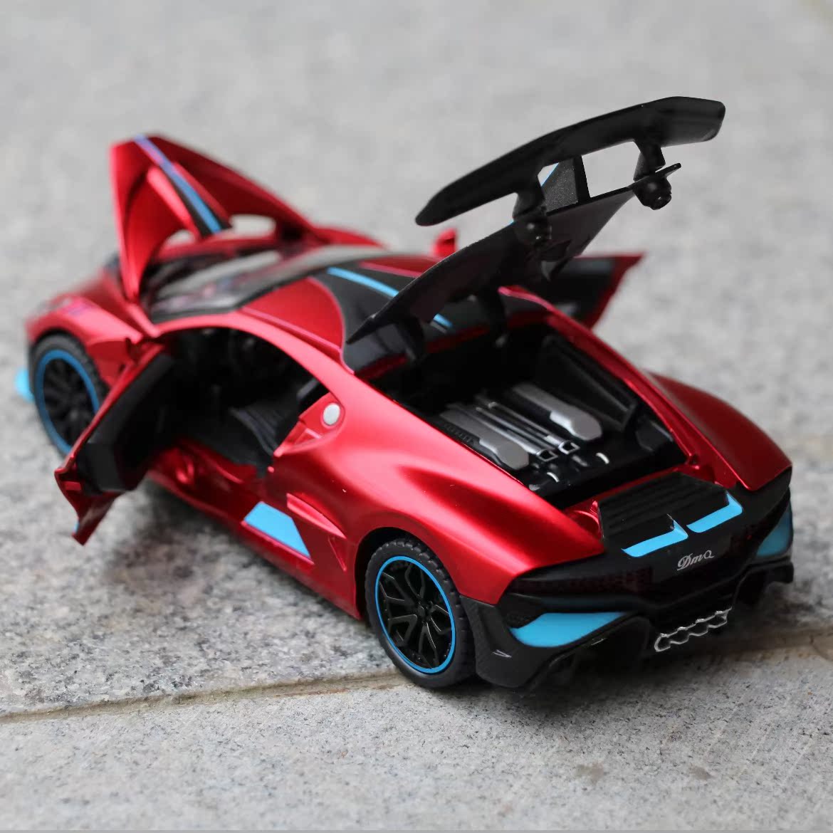 TANKCANVAS-Die-casting car model 1:24 for Bugatti Veyron Simulation Alloy Static Model