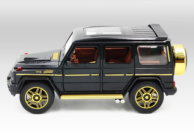 TANKCANVAS-Diecast Model Car For 1:24 Mercedes-Benz Big G Simulation Alloy Static Model