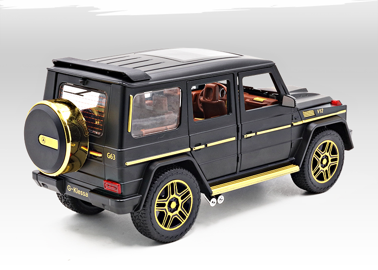 TANKCANVAS-Diecast Model Car For 1:24 Mercedes-Benz Big G Simulation Alloy Static Model