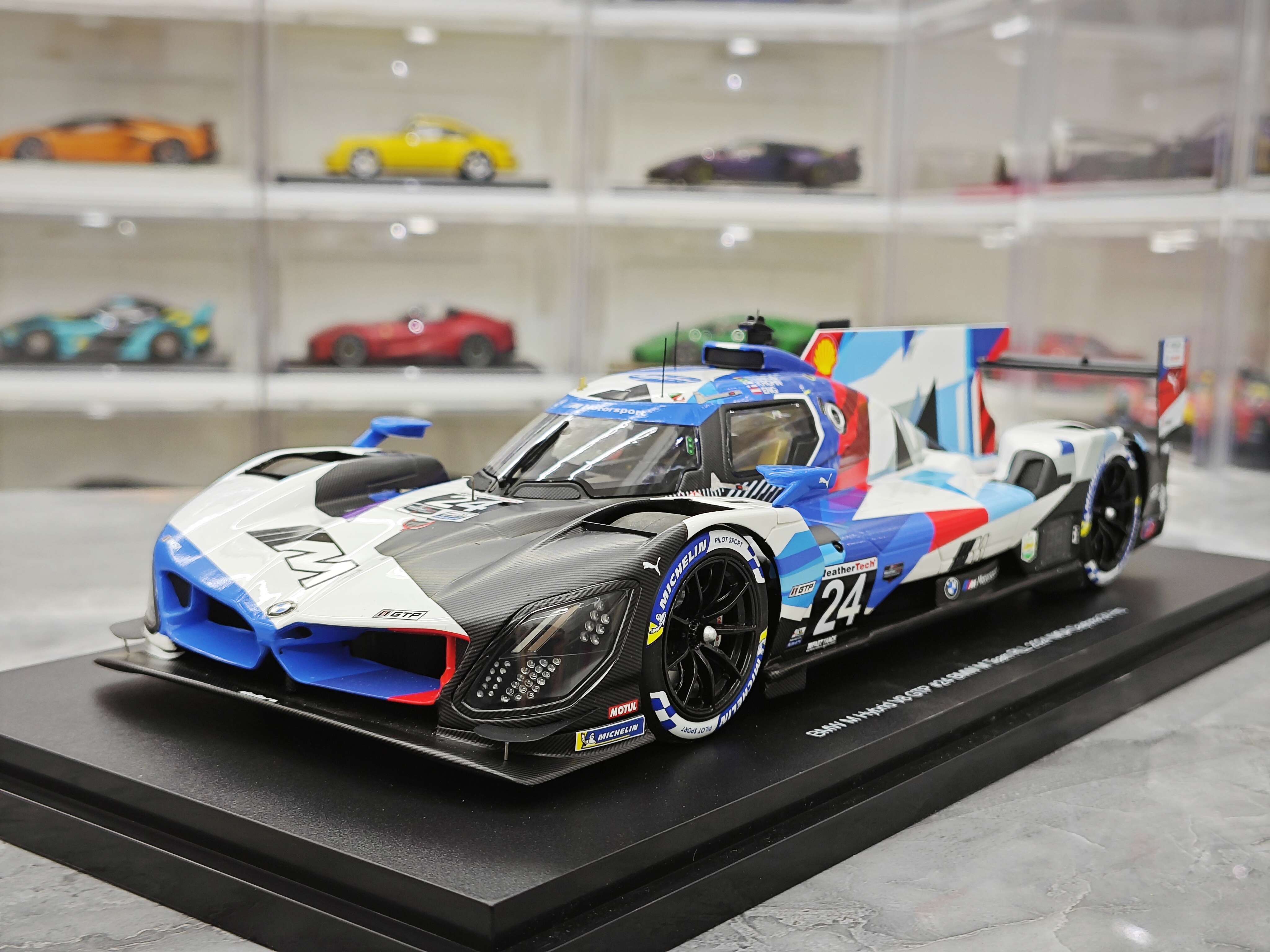 TANKCANVAS-Diecast Model Car 1:24 For BMW M-Hybrid Simulation Alloy Static Model
