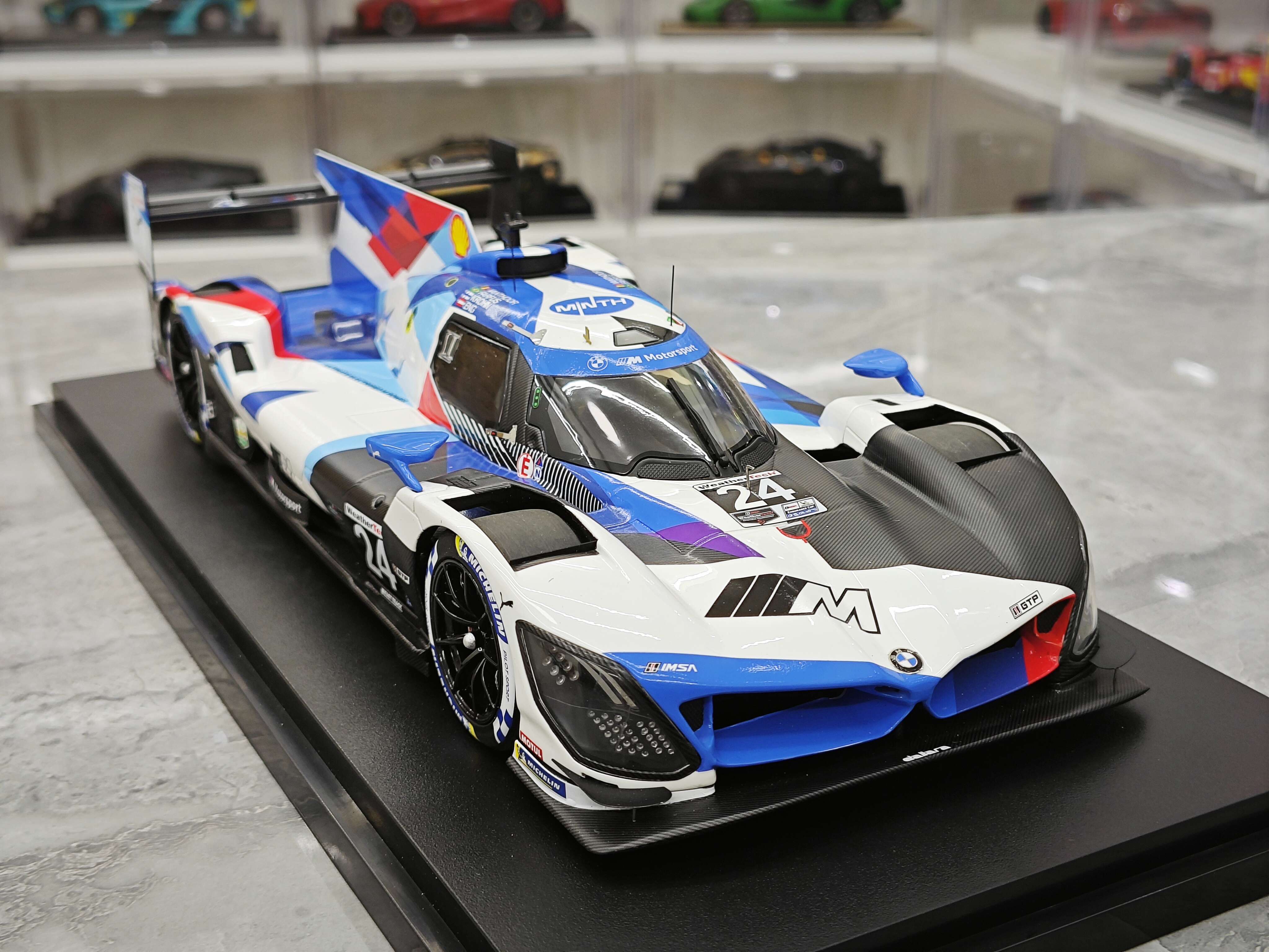 TANKCANVAS-Diecast Model Car 1:24 For BMW M-Hybrid Simulation Alloy Static Model
