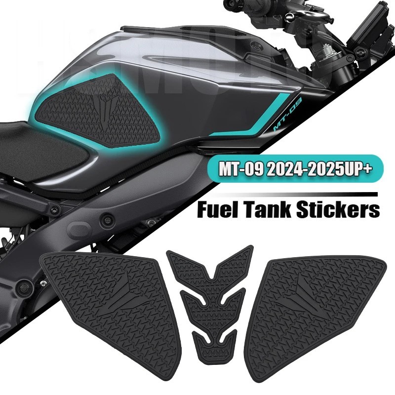 Motorcycle Tank Pad Protector Kit Anti-Slip Side Knee Grip Traction Fuel Tank Stickers Fit For MT-09 SP 2024 2025 Decorative Sticker-Tankcanvas