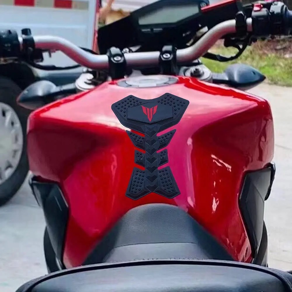 Tankcavas Motorcycle Fuel Tank Pad Protection Kit Sticker Anti-slip Fuel Tank Pad 3D Side Air Knee Grip Traction Pad Suitable for MT series universal-Tankcanvas