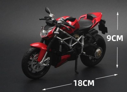 Tankcanvas 1:12 For DUCATI Streetfighter V4 Carbon Red Die Cast Toy Vehicles Collectible Hobbies Motorcycle Model Toys Childrens Birthday Gifts-Tankcanvas