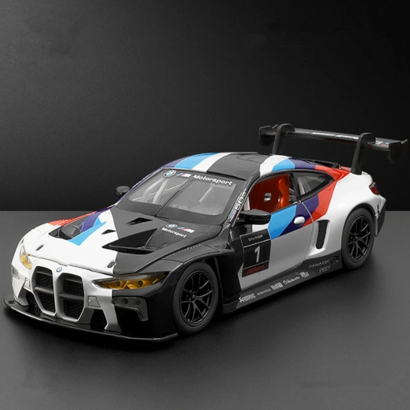 TANKCANVAS-Diecast Model Car 1:24 For BMW M Power Simulation Alloy Static Model