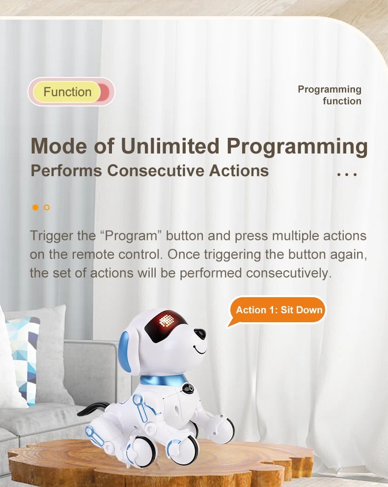 Intelligent robot dog toys