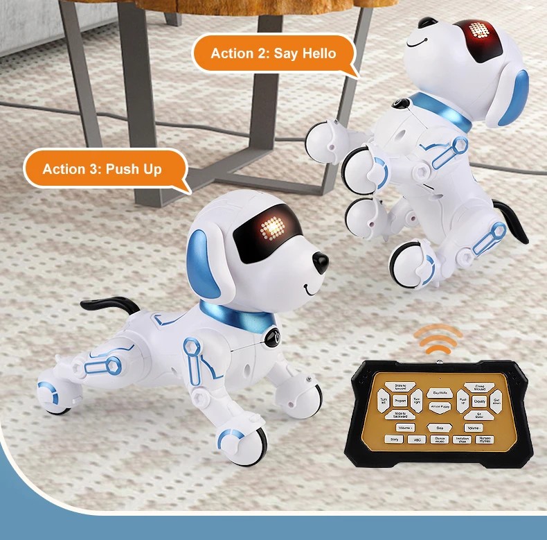 Intelligent robot dog toys