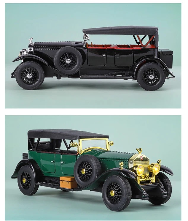 TANKCANVAS-1:24 For Rolls Royce Phantom I 1925 Classic Retro Car Alloy Diecast Model