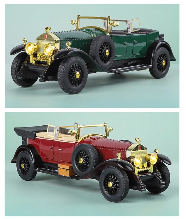 TANKCANVAS-1:24 For Rolls Royce Phantom I 1925 Classic Retro Car Alloy Diecast Model