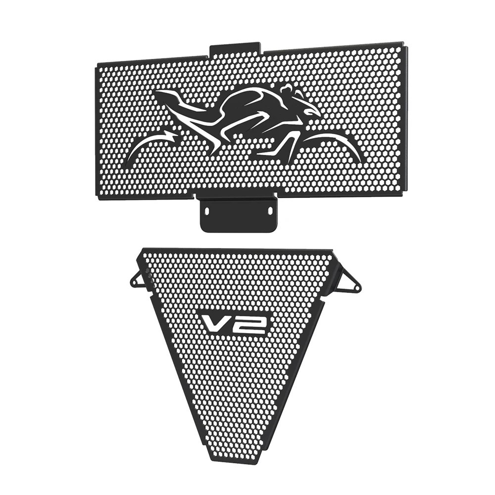 Tankcanvas Motorcycle CNC Radiator Guard Protector Grill Cover Grille Fuel Tank Protection For Ducati Streetfighter V2 2022-2025-Tankcanvas