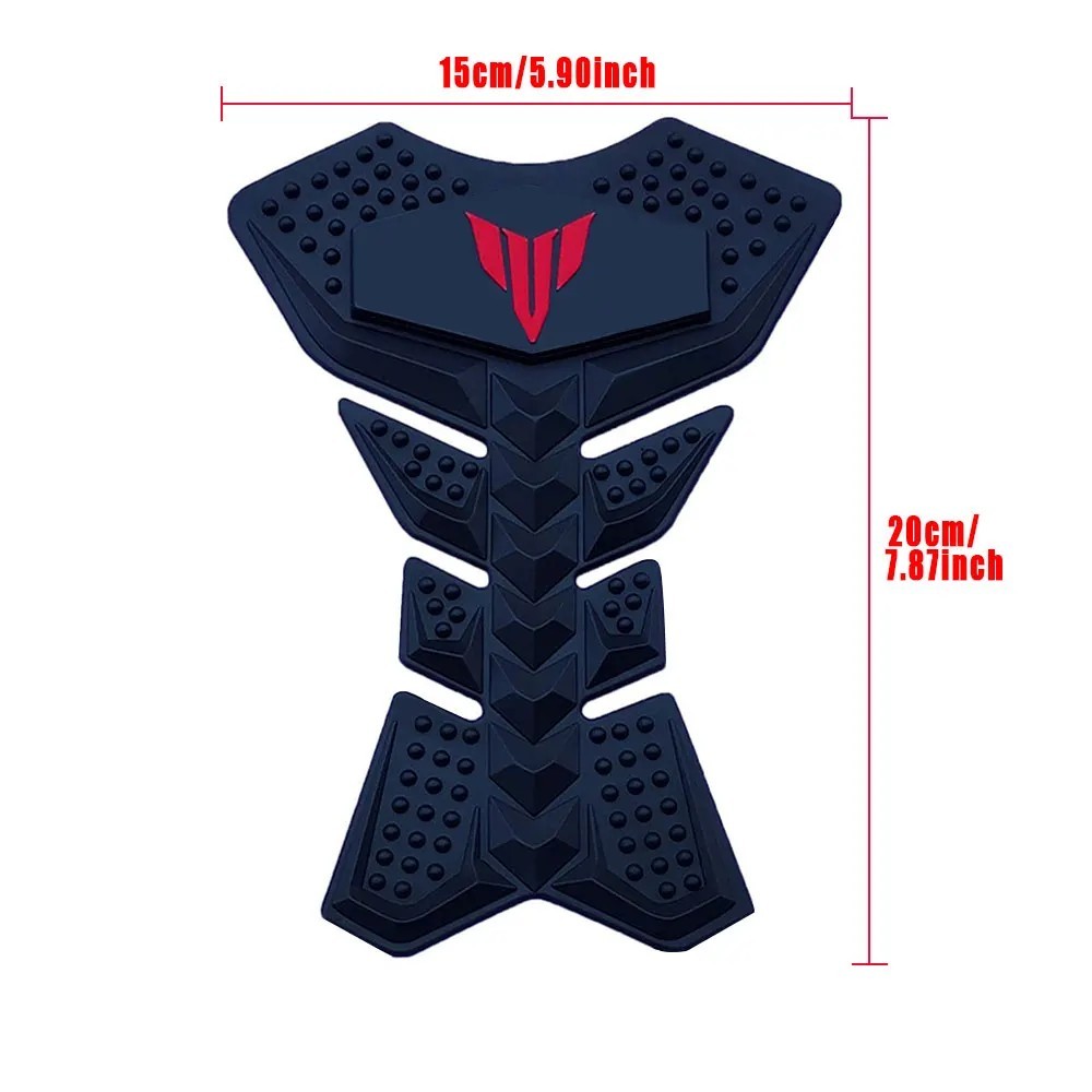 Tankcavas Motorcycle Fuel Tank Pad Protection Kit Sticker Anti-slip Fuel Tank Pad 3D Side Air Knee Grip Traction Pad Suitable for MT series universal-Tankcanvas