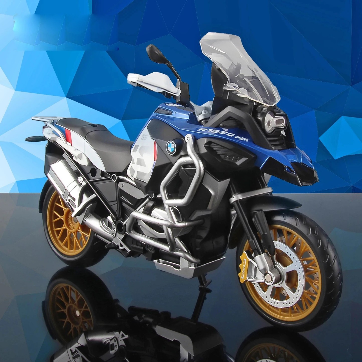Tankcanvas 1:12 Scale For R1250 GS Alloy Die-cast Car Motorcycle Model, Toy Gift Giving, Die-cast Static Motorcycle Model-Tankcanvas