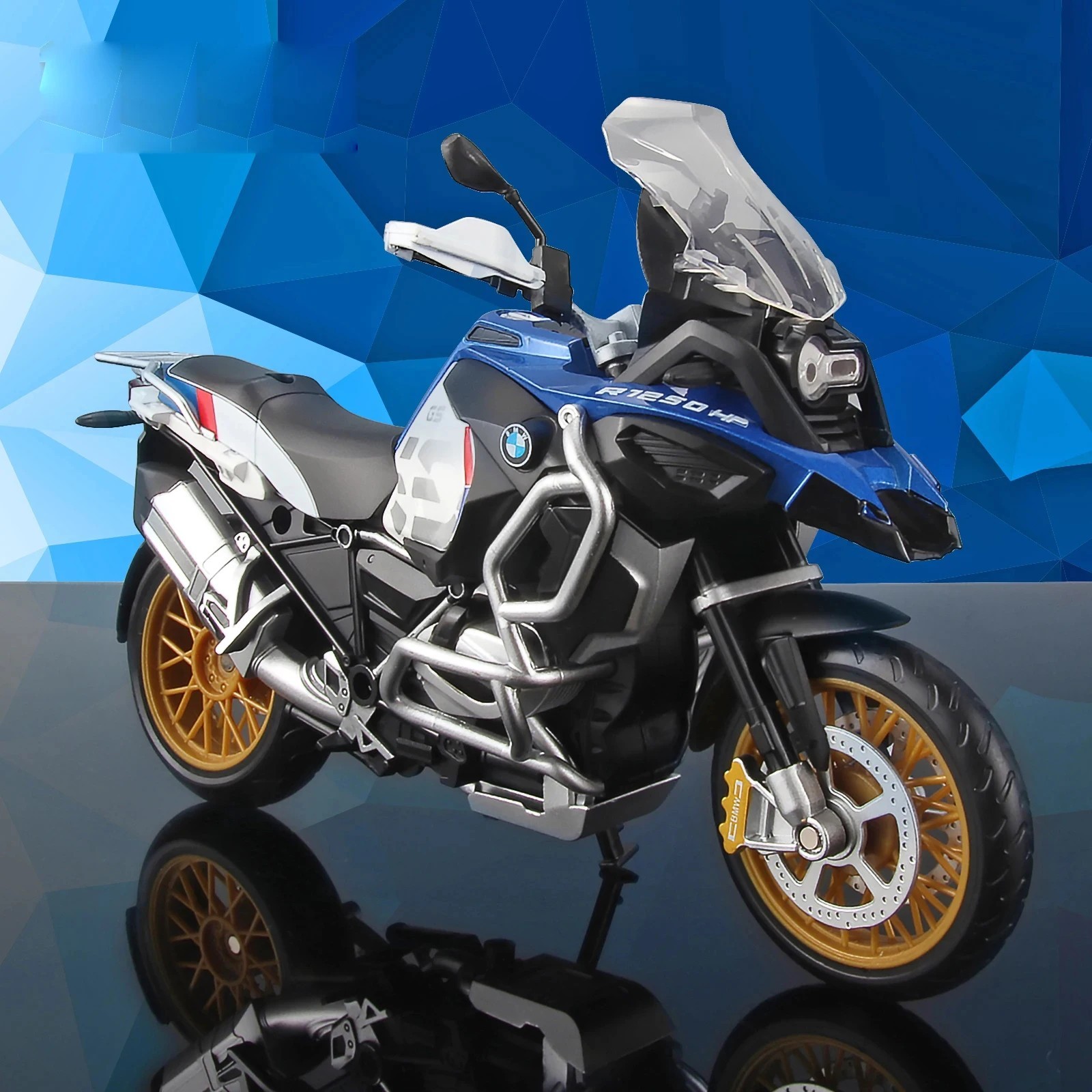 Tankcanvas 1:12 Scale For R1250 GS Alloy Die-cast Car Motorcycle Model, Toy Gift Giving, Die-cast Static Motorcycle Model-Tankcanvas