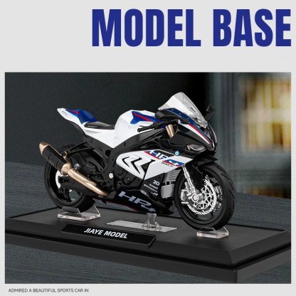 Tankcanvas 1:12 For BMW HP4 Alloy Die Cast Racing Motorcycle Model Vehicle Collection Sound and Light Off Road Autocycle Toys Car-Tankcanvas