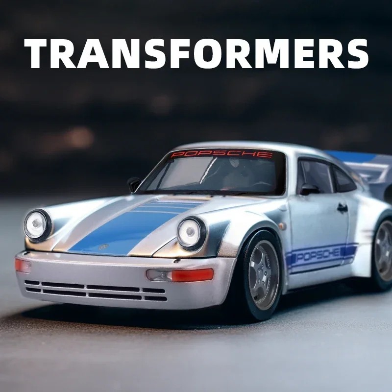 TANKCANVAS-Diecast Model Car 1:24 For Porsche 964 RS Classic Simulation Alloy Static Model
