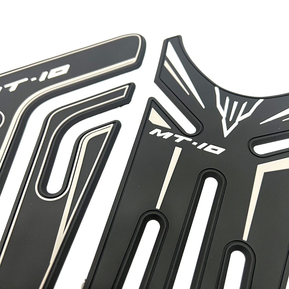 Tankcavas Motorcycle Fuel Tank Pad Protection Kit Sticker Anti-slip Fuel Tank Pad 3D Side Air Knee Grip Traction Pad Suitable for Yamaha MT-10-Tankcanvas