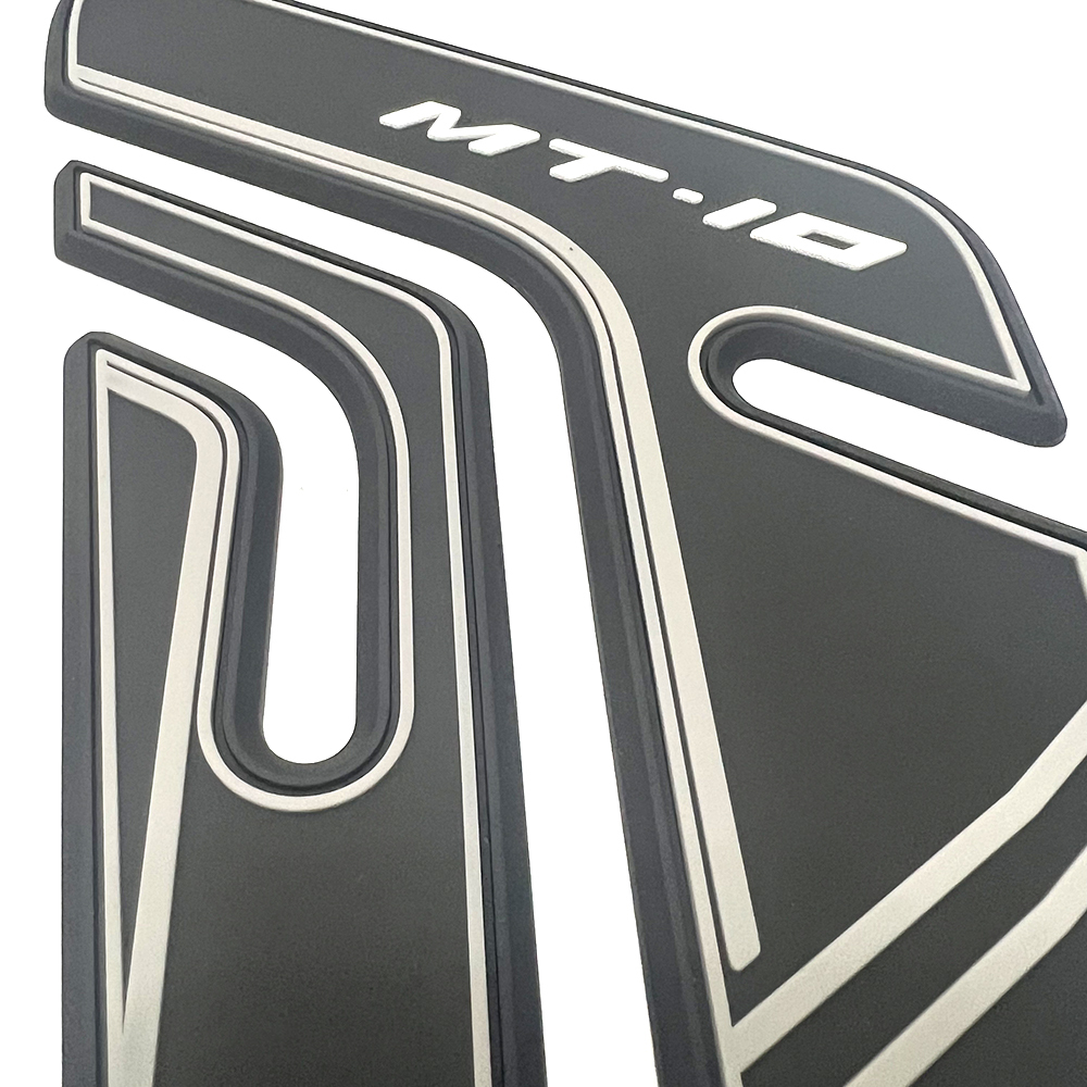Tankcavas Motorcycle Fuel Tank Pad Protection Kit Sticker Anti-slip Fuel Tank Pad 3D Side Air Knee Grip Traction Pad Suitable for Yamaha MT-10-Tankcanvas
