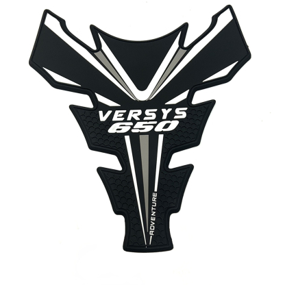 Tankcavas Motorcycle Fuel Tank Pad Protection Kit Sticker Anti-slip Fuel Tank Pad 3D Side Air Knee Grip Traction Pad Suitable for Kawasaki Versys 650-Tankcanvas